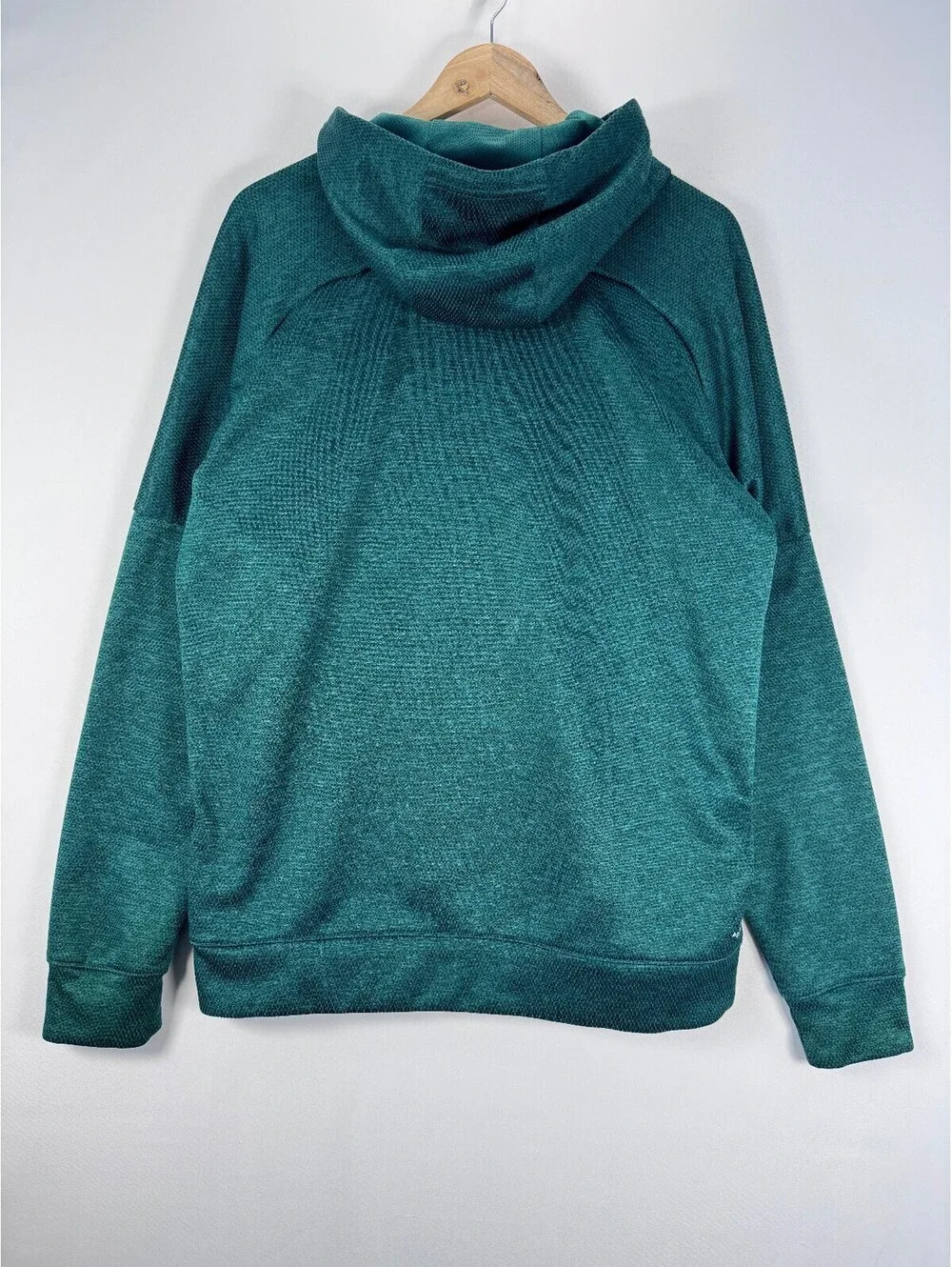 Adidas Climawarm Green Graphic Hoodie Mens Size Large Athletic Sports Sweatshirt
